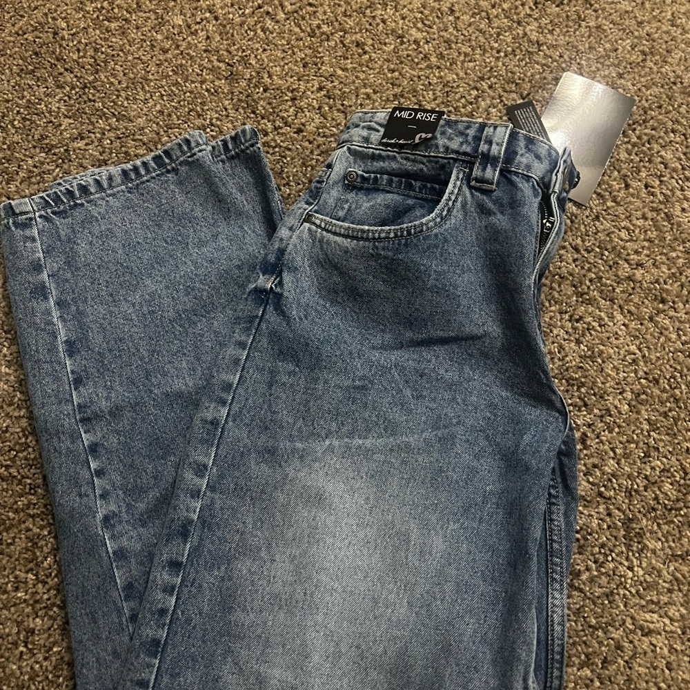 Derek Heart Men's Blue Relaxed Jeans